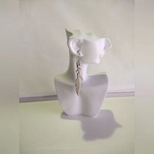 Nwt Feather Earrings